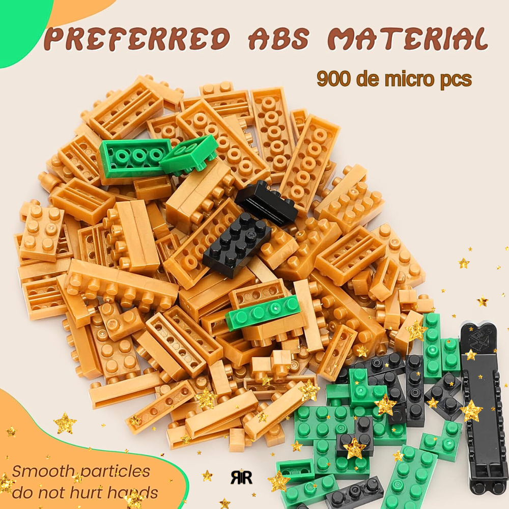 Cupa Mondiala – Set de Constructie Premium by RIR@ ~900 Micropiese, Trofeu Iconic 3D