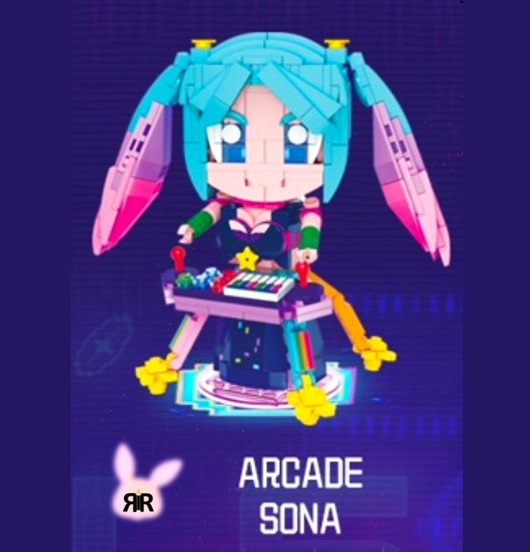 Set blocuri de constructie RIR®, Sona - League of Legends, 324 piese