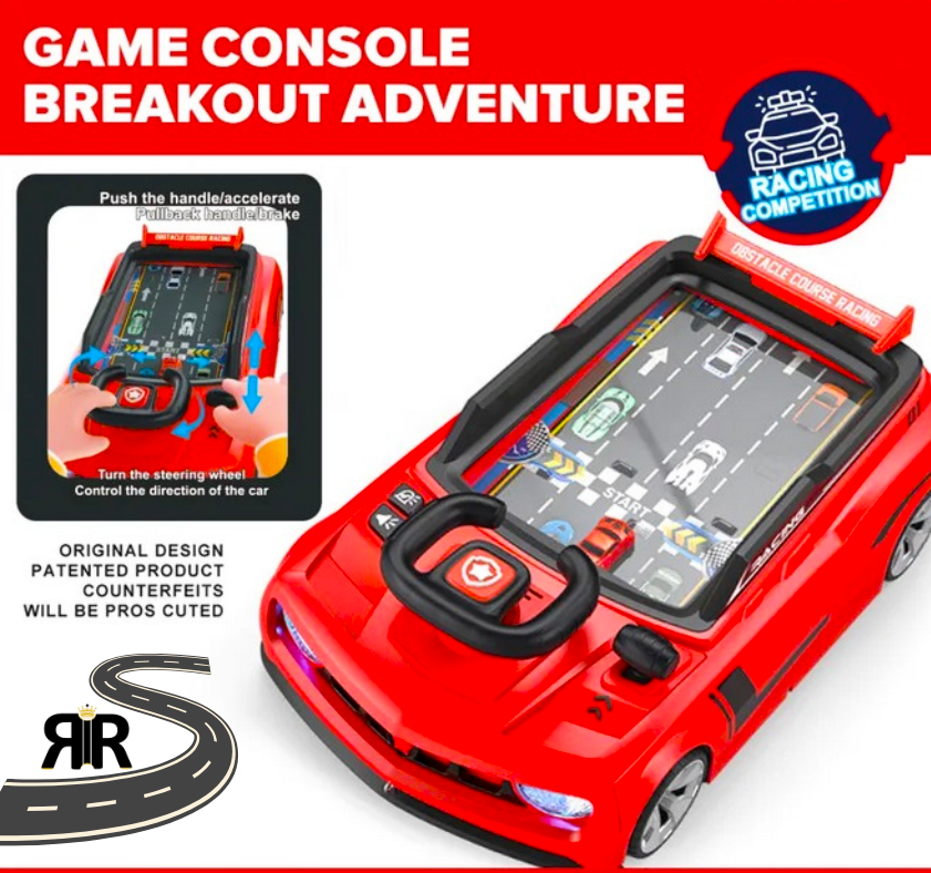Joc interactiv Ferrari - RIR®, simulator curse de masini, cu volan, frana si acceleratie