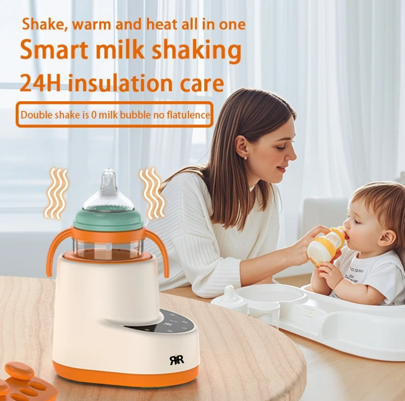 Aparat Automat Preparare Lapte Bebeluși RIR Baby MilkTech, Mixer Inteligent Anticolici, Control Digital, 3 viteze de amestecare
