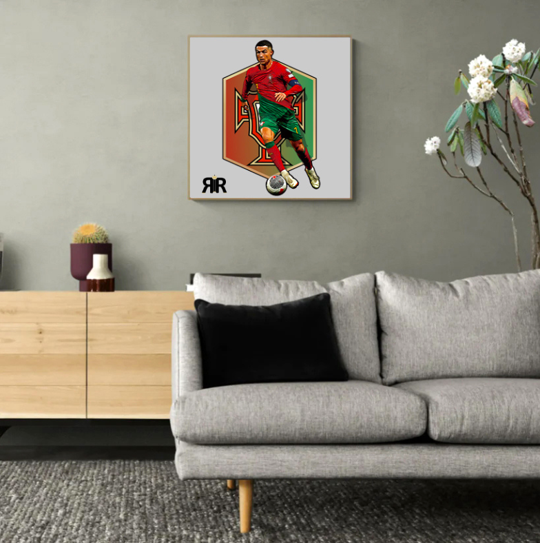 Puzzle 3D din lemn RIR Cristiano Ronaldo, 200 piese, 21x29,7cm