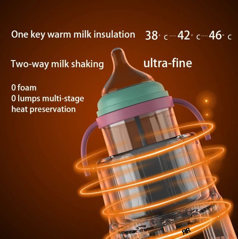Aparat Automat Preparare Lapte Bebeluși RIR Baby MilkTech, Mixer Inteligent Anticolici, Control Digital, 3 viteze de amestecare