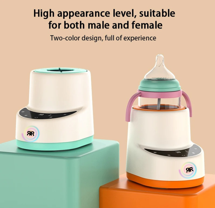 Aparat Automat Preparare Lapte Bebeluși RIR Baby MilkTech, Mixer Inteligent Anticolici, Control Digital, 3 viteze de amestecare