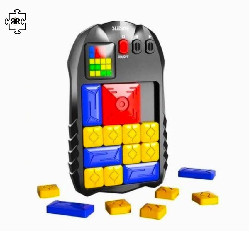 Joc Smart Electronic RIR®, Super Slide Puzzle Magnetic cu piese utilizate prin glisare, 500 Nivele