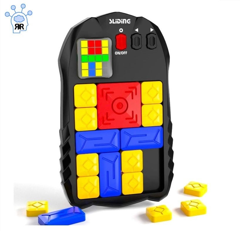 Joc Smart Electronic RIR®, Super Slide Puzzle Magnetic cu piese utilizate prin glisare, 500 Nivele