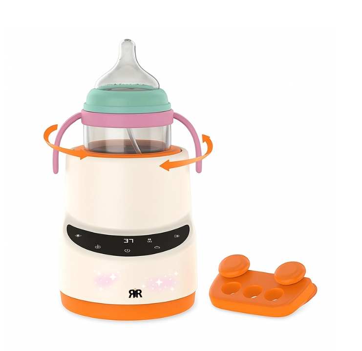 Aparat Automat Preparare Lapte Bebeluși RIR Baby MilkTech, Mixer Inteligent Anticolici, Control Digital, 3 viteze de amestecare