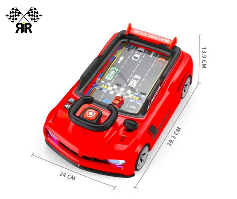 Joc interactiv Ferrari - RIR®, simulator curse de masini, cu volan, frana si acceleratie