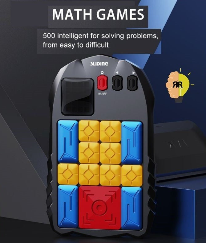 Joc Smart Electronic RIR®, Super Slide Puzzle Magnetic cu piese utilizate prin glisare, 500 Nivele