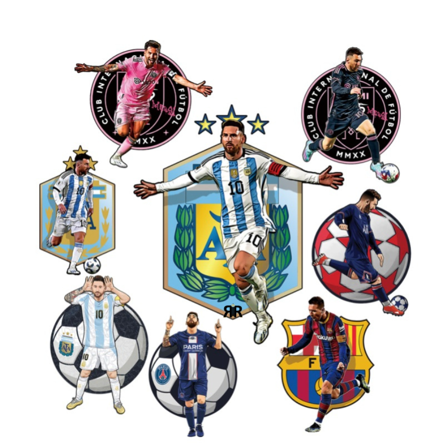 Puzzle 3D din lemn Lionel Messi – Argentina, Legenda fotbal by RIR@, 2-in-1 – Puzzle & Tablou Decorativ