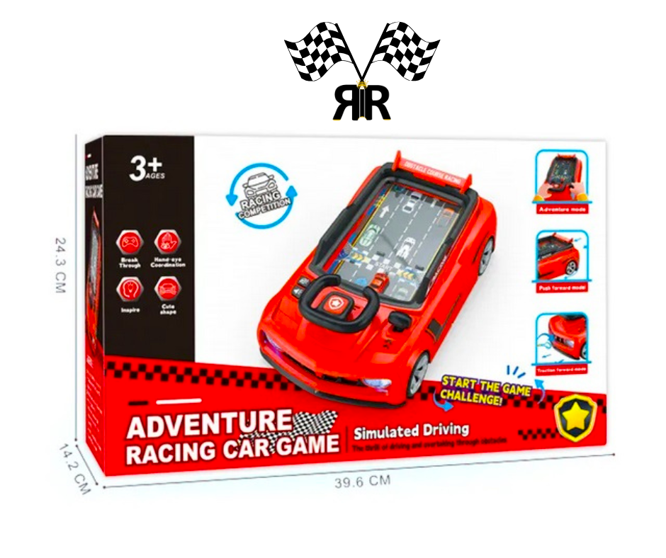 Joc interactiv Ferrari - RIR®, simulator curse de masini, cu volan, frana si acceleratie