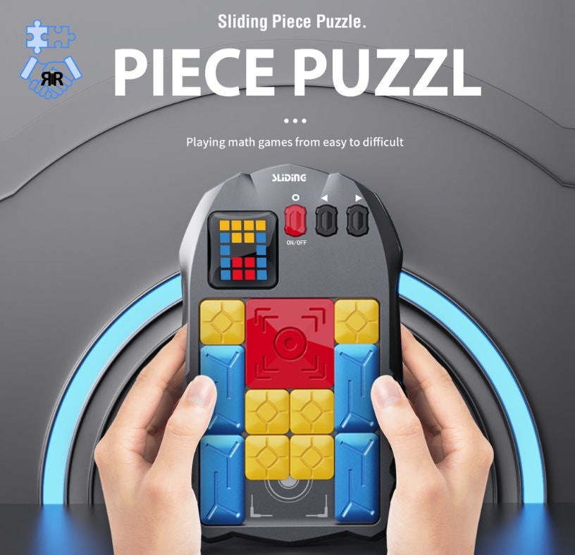 Joc Smart Electronic RIR®, Super Slide Puzzle Magnetic cu piese utilizate prin glisare, 500 Nivele