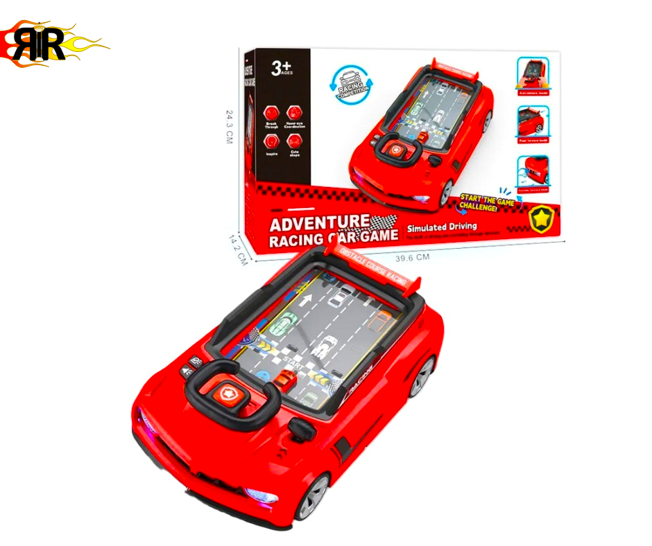 Joc interactiv Ferrari - RIR®, simulator curse de masini, cu volan, frana si acceleratie