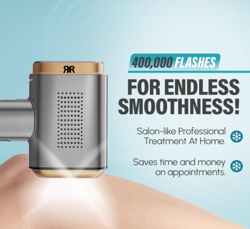 Epilator IPL Profesional 3 in 1 RIR® – Epilare Definitiva, Intinerirea Pielii si Tratarea Acneei, Gri Antracit