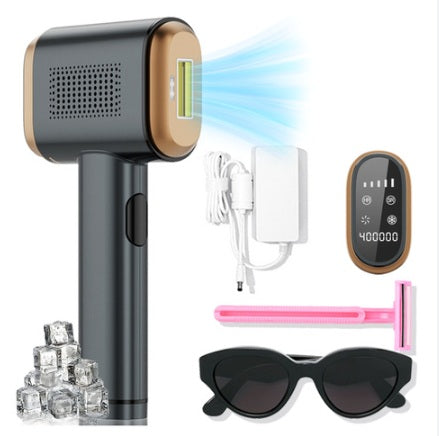 Epilator IPL Profesional 3 in 1 RIR® – Epilare Definitiva, Intinerirea Pielii si Tratarea Acneei, Gri Antracit