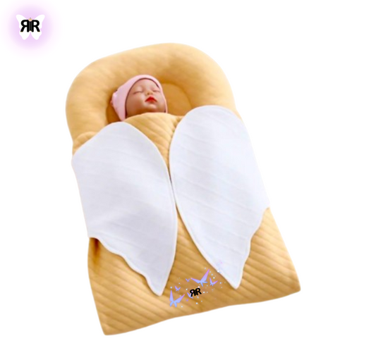 Sac de dormit multifunctional pentru bebelusi, Ingeras RIR@ – 100% bumbac organic, fete si baieti, galben