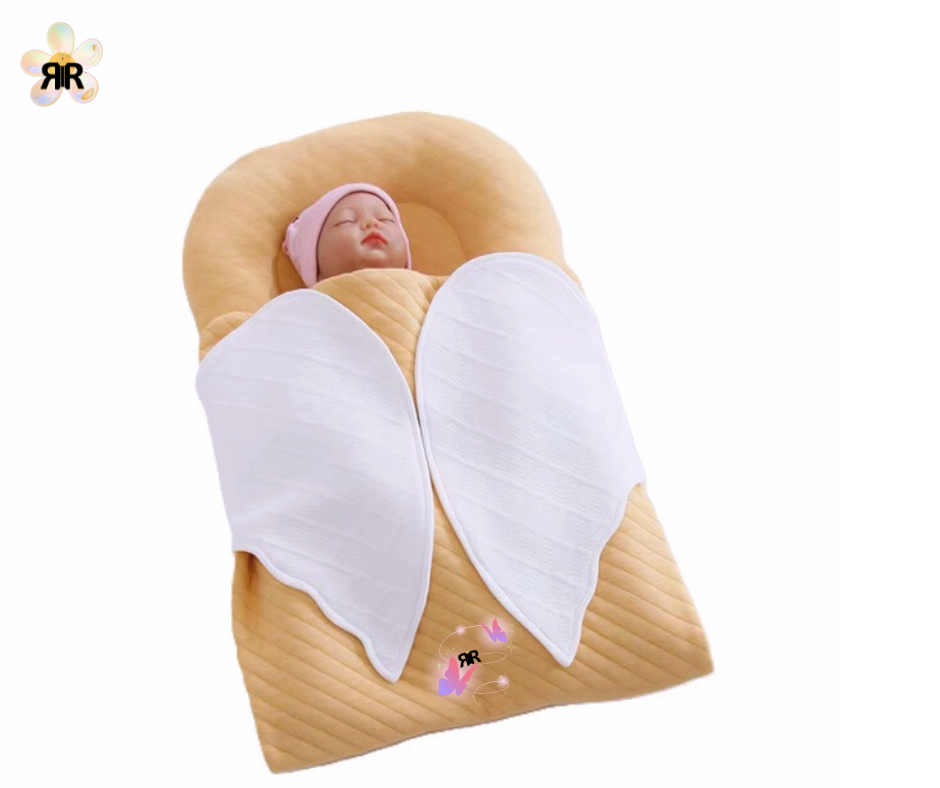 Sac de dormit multifunctional pentru bebelusi, Ingeras RIR@ – 100% bumbac organic, fete si baieti, galben