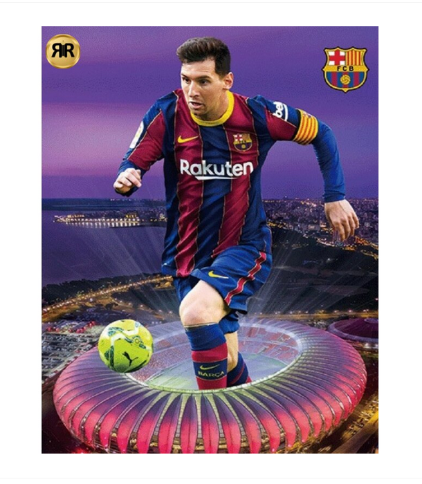Tablou 3D Lenticular cu Rama RIR®, 30x40 cm, Lionel Messi