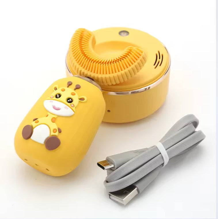Periuta de dinti electrica pentru copii «RIR», 2-10 ani, micro vibratii, lumina antibacteriana