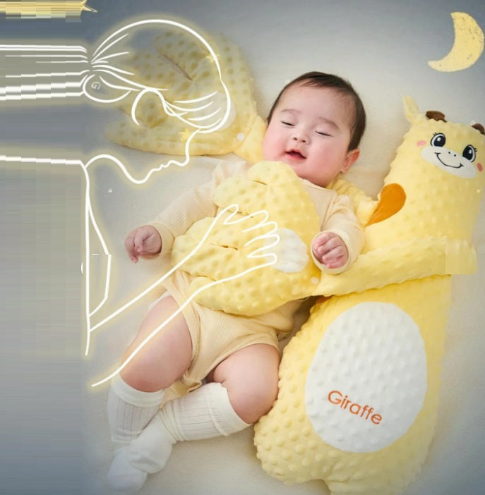 Perna Inteligenta RIR® cu Functie de Bataie Usoara si Terapie Anti-Colici, Telecomanda, USB, Girafa