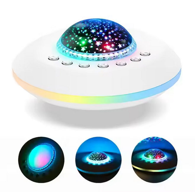 Proiector stelar 2 in 1, cu 34 sunete, 7 Culori LED, Aplicatie mobila prin Wi-Fi
