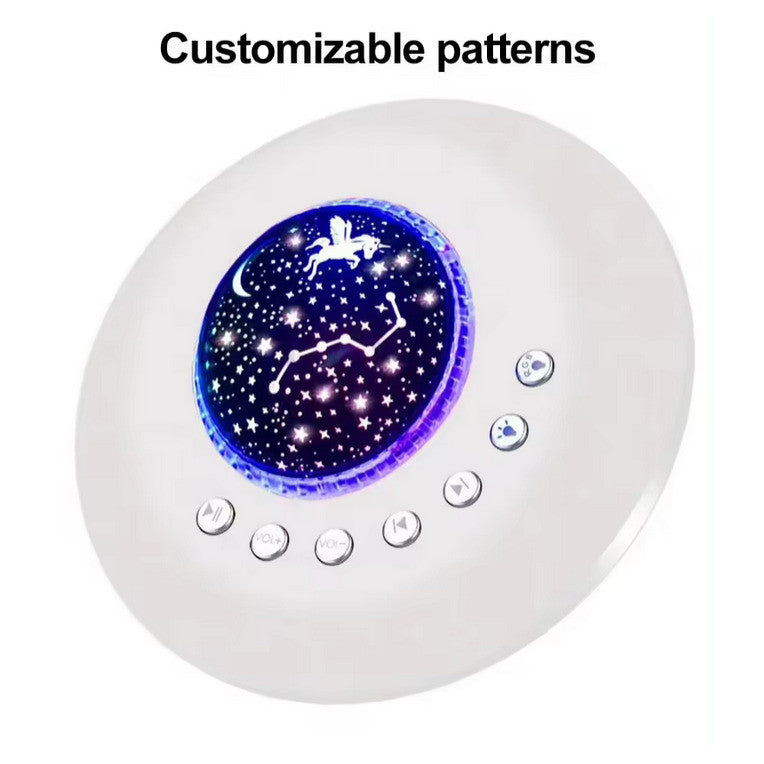 Proiector stelar 2 in 1, cu 34 sunete, 7 Culori LED, Aplicatie mobila prin Wi-Fi