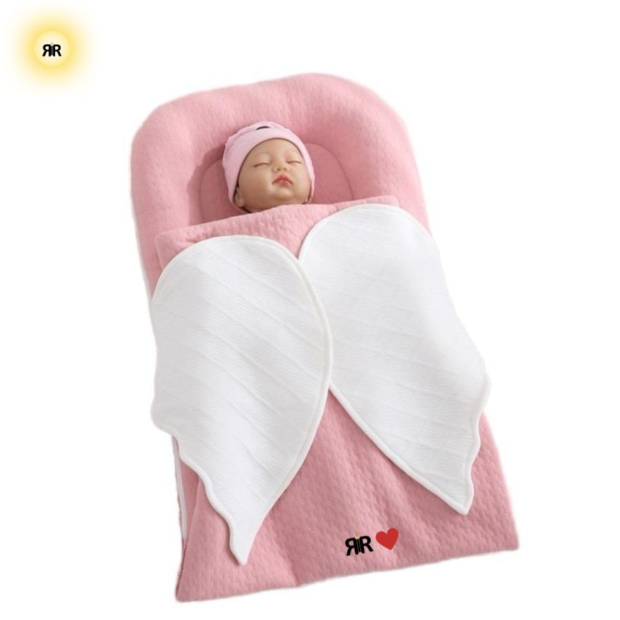Sac de dormit multifunctional pentru bebelusi, Ingeras RIR@ – 100% bumbac organic, roz