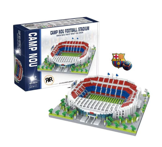Set blocuri de constructie RIR®, Stadion Camp Nou – FC Barcelona, 3500 piese